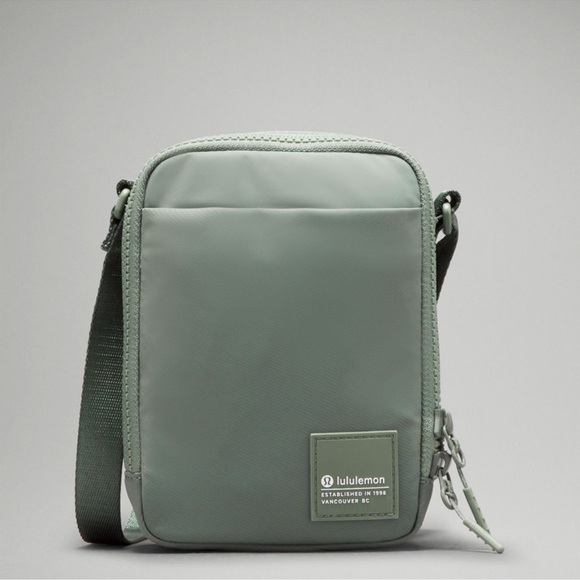 lululemon athletica Handbags - lululemon Crossbody Bag - Sage Green